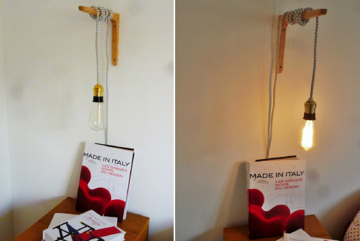 DIY pour créer sa lampe de chevet soi-même