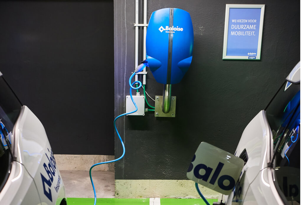borne de recharge véhicle électrique batîment