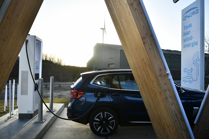 La station de recharge ultrarapide de Rodenhuize alimentée par de l’énergie éolienne